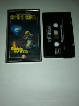 Geisterjäger John Sinclair Black Edition Folge 35 Königin der Wölfe Schwarz mit Weißen Druck MC 3112 SPV